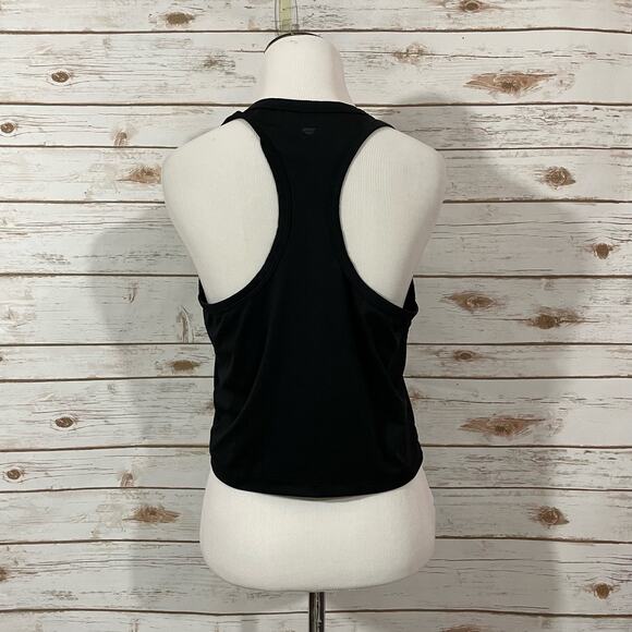 Fabletics Cropped Racerback Tank - Black - Small - Picture 14 of 14